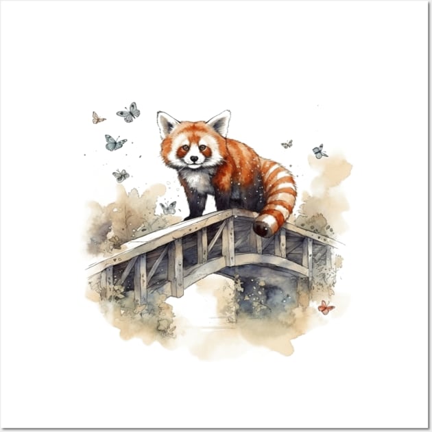 Red Panda Wall Art by gblackid